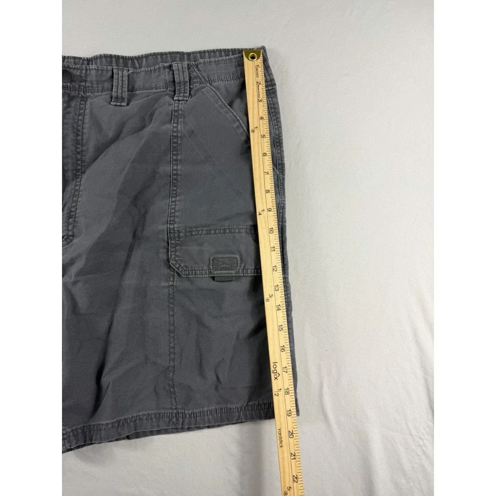 Wrangler grey cotton cargo shorts, men's 44